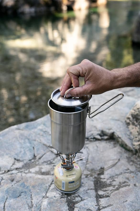 Stansport Stainless Steel Camping Cookware Set – Durable Nesting Mess Kit - Image 9