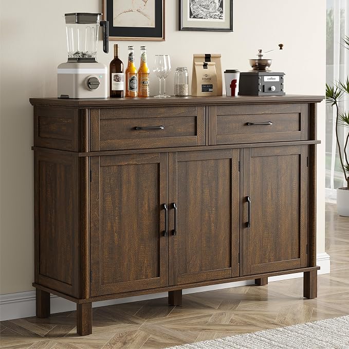 48 Inch Sideboard Buffet Cabinet by LEFURTURE