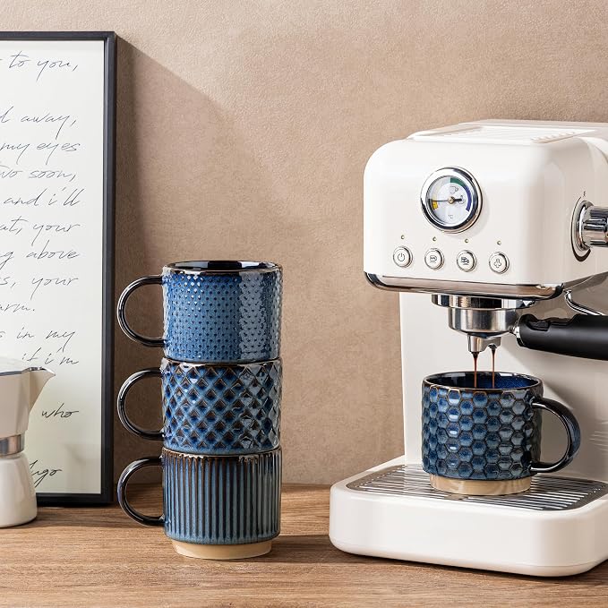 GBhome 12OZ Stackable Coffee Mugs - Image 5