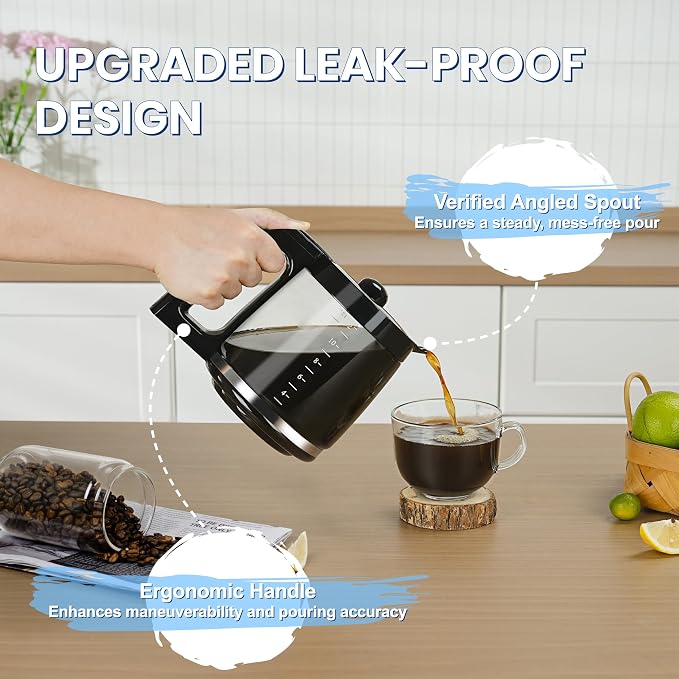 12-Cup Glass Replacement Carafe Compatible - Image 5