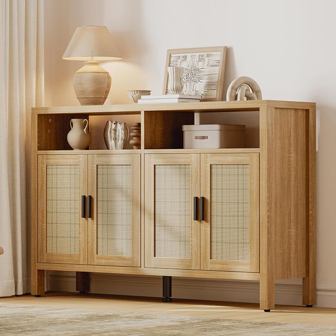 Mericonia Rattan Buffet Cabinet - Image 3
