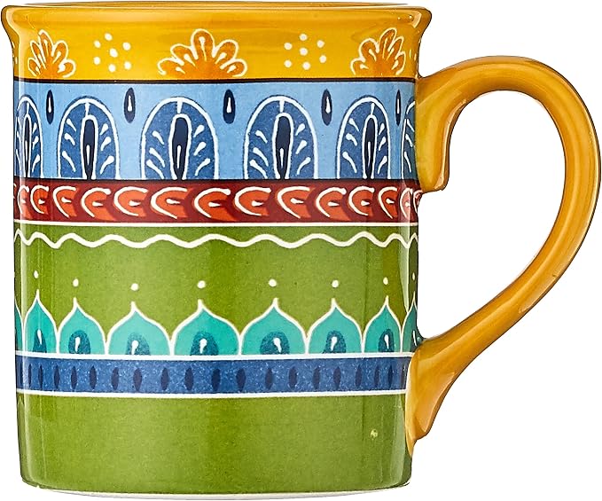 Valencia Mugs Set of 4 – 16 oz Colorful Ceramic Coffee Cups - Image 2