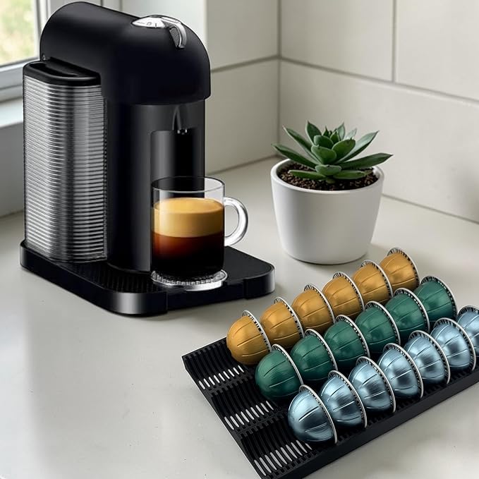 Coffee Pod Drawer Organizer for Vertuo Capsules – Holds 30 Large or 40 Small - Image 4