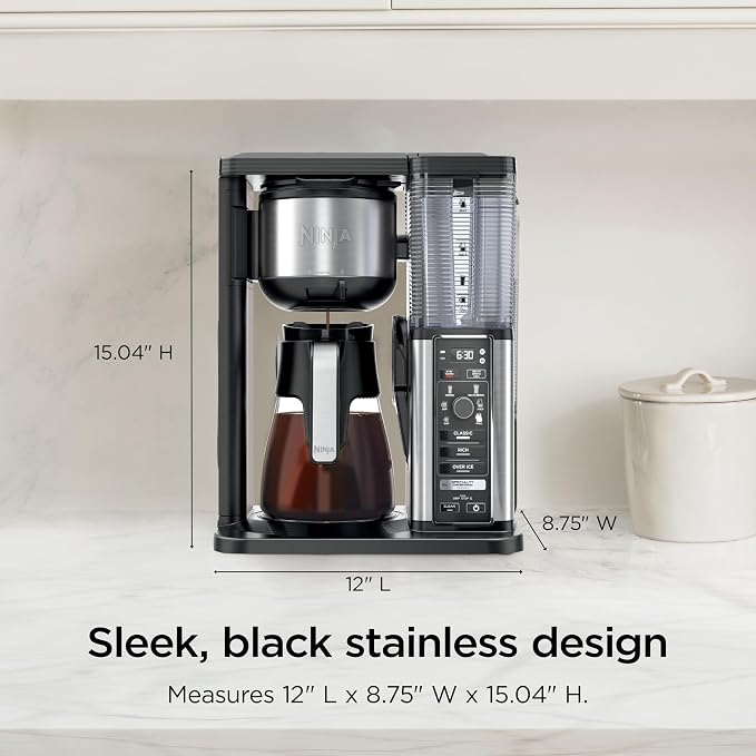 Ninja Specialty Coffee Maker | Includes 10-Cup Carafe, Fold-Away Frother - Image 8