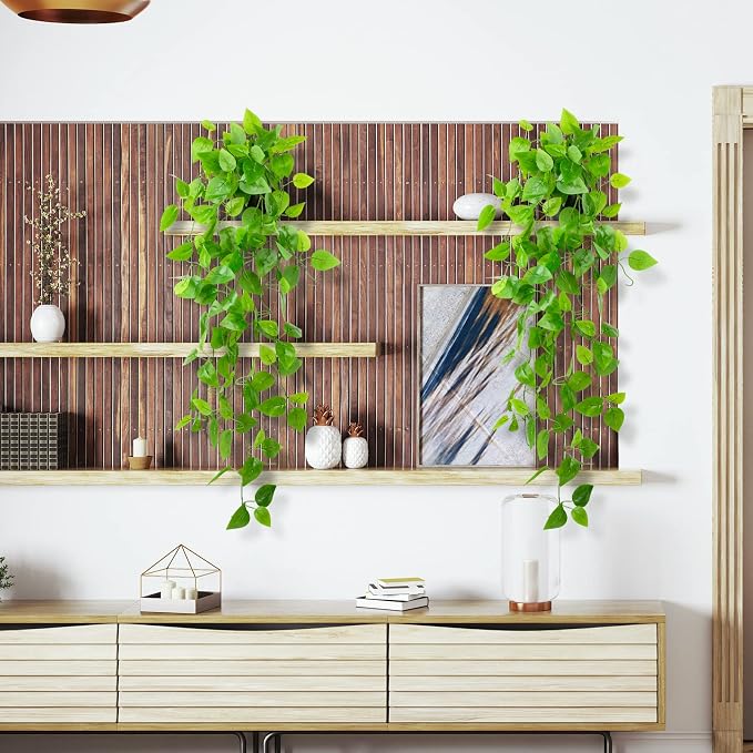 LOYWREE 2 Pack Small Artificial Hanging Plants - Image 6