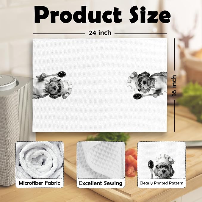 Funny Cockapoo Hand Towels, Cockapoo Gifts - Image 6
