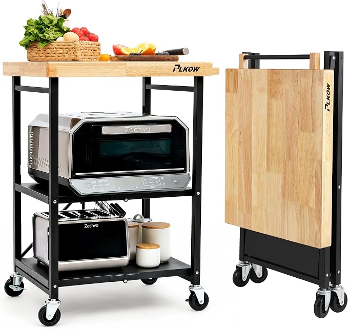 PLKOW Foldable Kitchen Cart by PLKOW