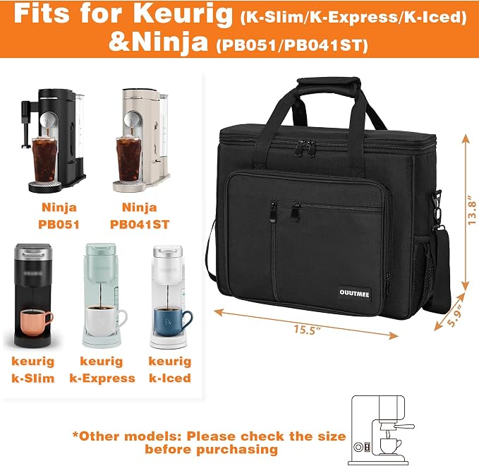Coffee Maker Carrying Bag Compatible - Image 2
