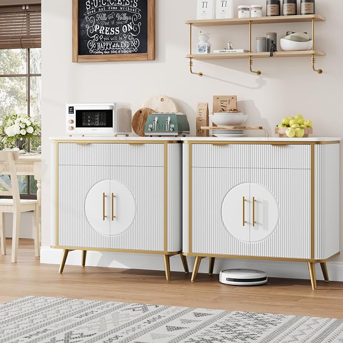 35" Modern Sideboard Buffet - Image 5
