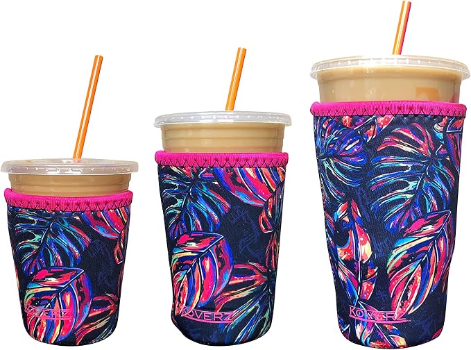 3-Pack Iced Coffee Sleeve SET OF 3 by Koverz