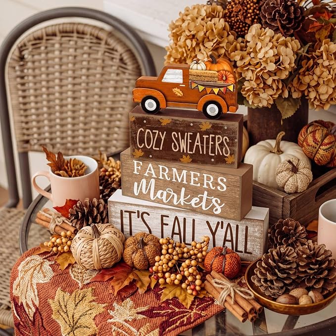 Lineshading 4 Pcs Fall Table Decoration - Image 8