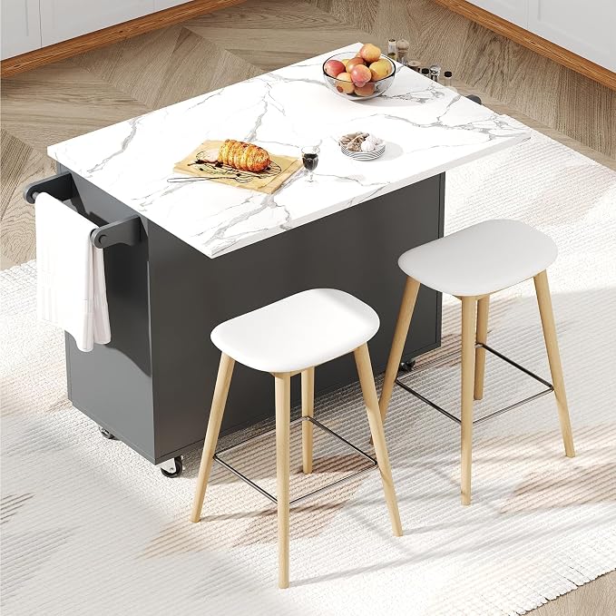 4 EVER WINNER Kitchen Island on Wheels - Image 7