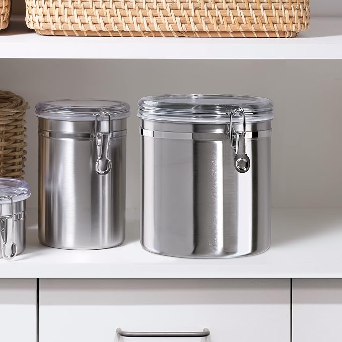 OGGI Stainless Steel Kitchen Canister 47oz - Image 6