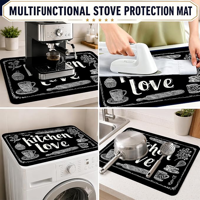 Multi-Design Stove Top Cover for Glass/Electric Stoves, 3-in-1 Counter - Image 6