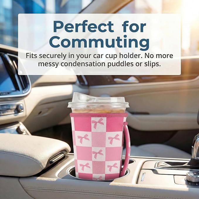 Artsocket 3 Pack Reusable Iced Coffee Sleeve - Image 5