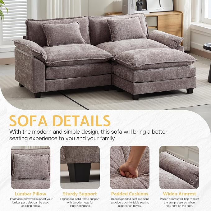 Modular Sectional Sofa, Cloud Couch - Image 5