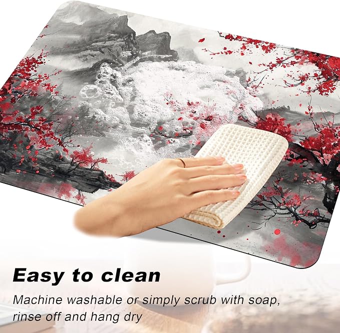 Coffee Mat, Coffee Bar Accessories Fit Under Coffee Maker Espresso Machine - Image 5
