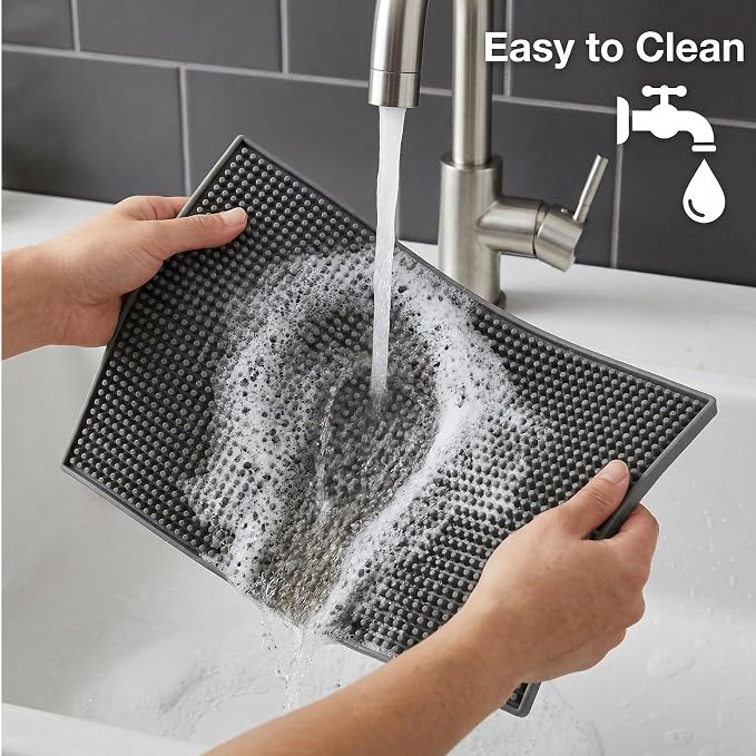 Tebery 3 Pack Rubber Bar Mat 18 x 12, Thick Durable and Stylish Bar Service - Image 6