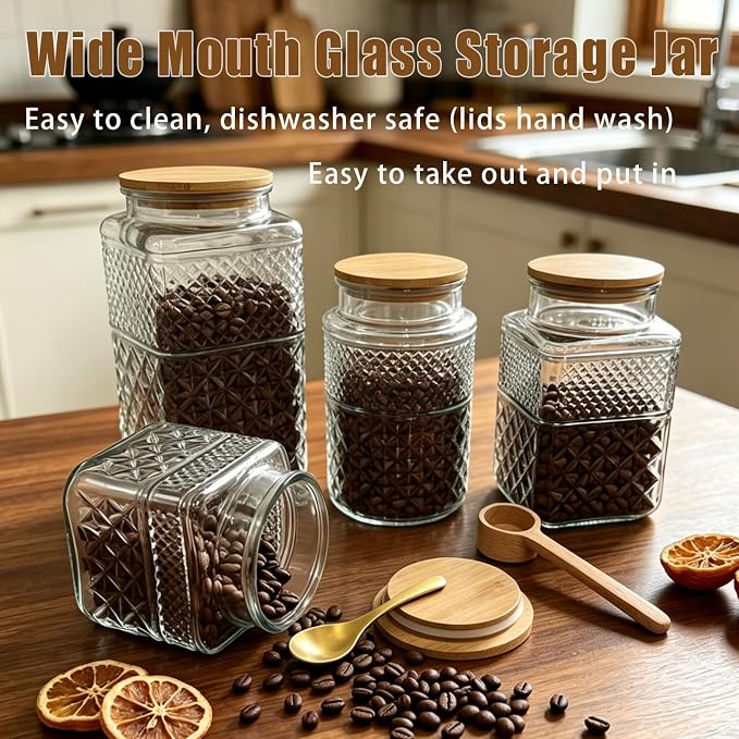 Viovian Decorative Glass Jar - Image 3
