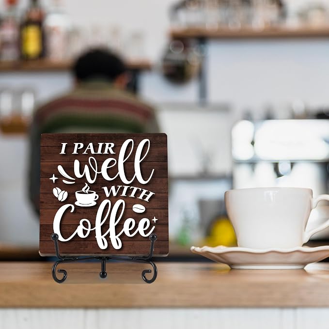 Coffee Bar Sign，Cafes Bar Decor Accessories, Cafe Station Essentials, Kitchen - Image 6