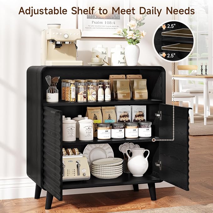 ONBRILL 31.5" Sideboard Buffet Cabinet - Image 5