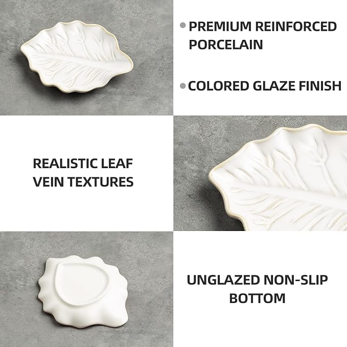 Ceramic Leaf Spoon Rest, Spoon Holder - Image 8