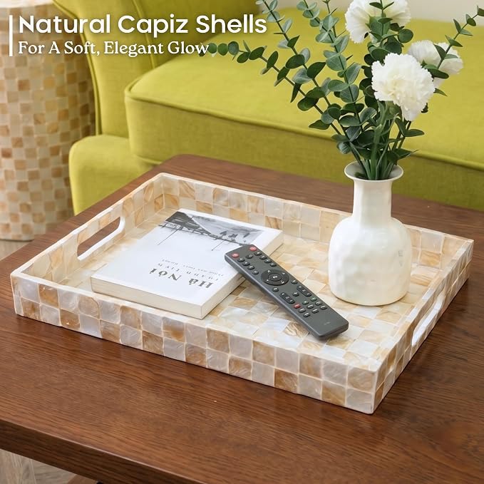 CHI AN HOME 15.8” x 11.8” Rectangle Serving Tray - Image 2