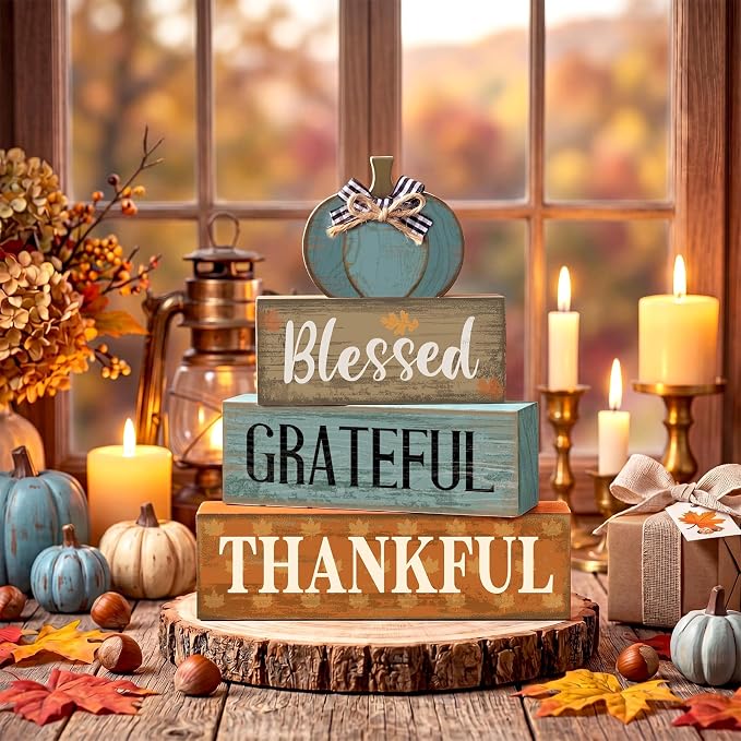 Lineshading 4 Pcs Fall Table Decoration - Image 2