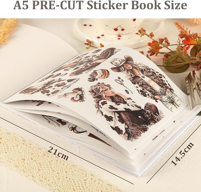 Snycler Chocolate Milk Coffee Theme Sticker Scrapbooking Supplies - Image 3