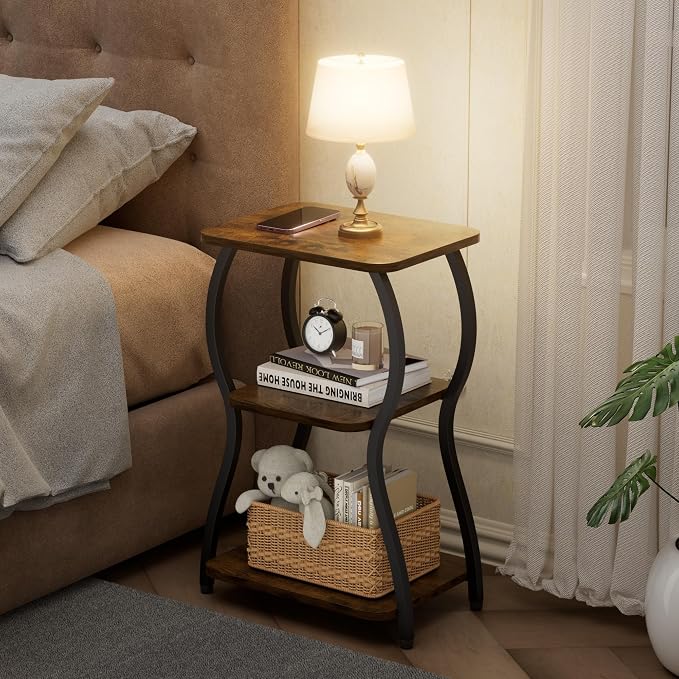 JUSTOGO Side Table, Small End Table - Image 3