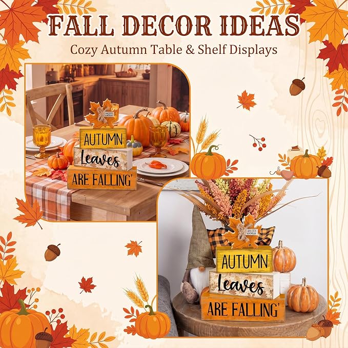 Lineshading 4 Pcs Fall Decoration - Image 9