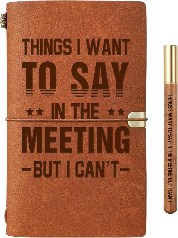 Funny Office Gifts for Boss Coworkers Staff Employees Men Woman, Leather Work by Unknown