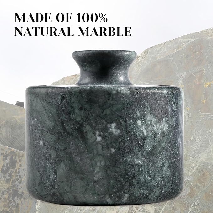 Koville Indian Green Marble Salt Cellar - Image 5