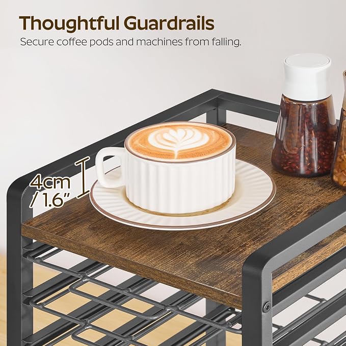 YATINEY Coffee Pod Drawer Holder, 4 Tier Organizer - Image 7