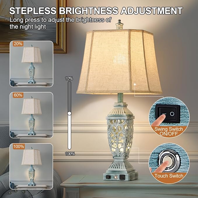 AIDENOEY Farmhouses Table Lamp - Image 4
