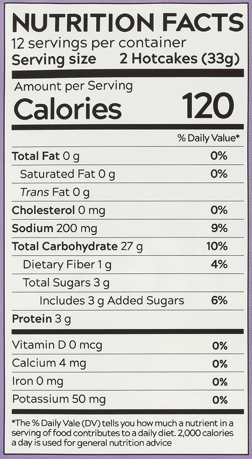 Gluten Free Rolled Hotcakes Crepe Mix by American Table, Made with American-Grown Ingredients & Pure Vanilla, French-Style, Non-GMO, Low Sugar, No Preservatives, Makes 72 Crepes (14 oz, Pack of 3)