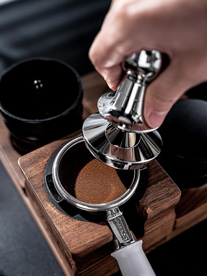 53mm Stainless Steel Espresso Tamper, Calibrated Spring Loaded Coffee Tamper - Image 4