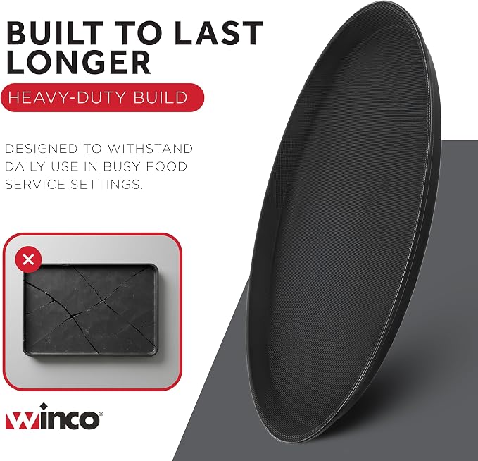 Winco TFG-14K Round Fiberglass Tray - Image 7