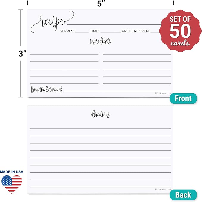 321Done Recipe Cards - Image 2