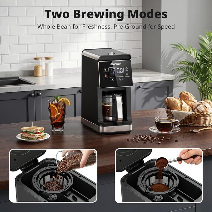 AIRMSEN Grind & Brew Coffee Maker - Image 3