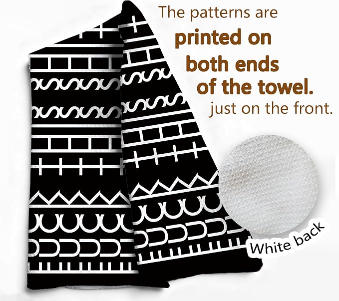 Black Funny Kitchen Towel, Dark Humor Microfiber Dish Tea Towel, Funny Black - Image 6