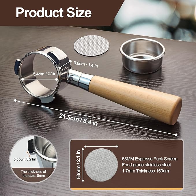 54 mm Bottomless Portafilter - Image 3
