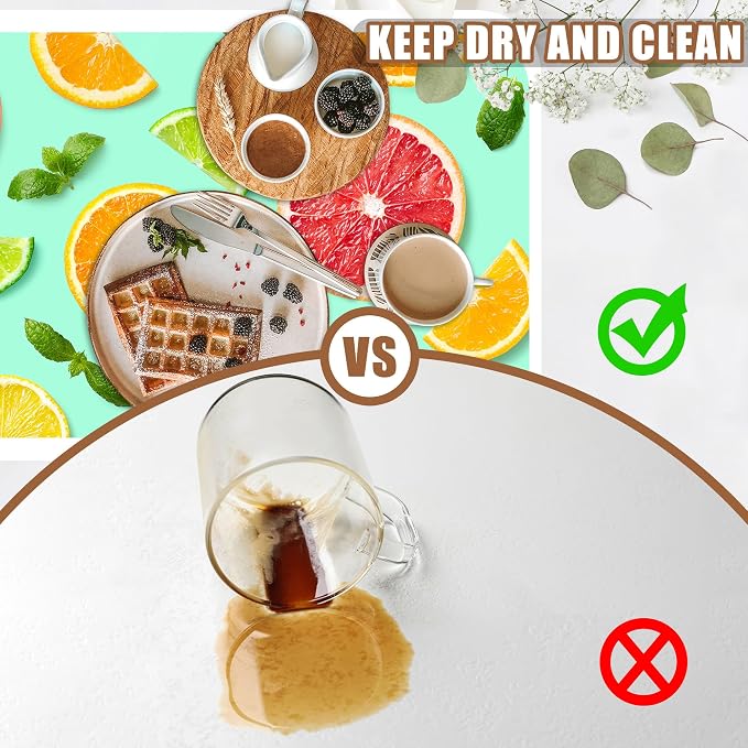 Citrus Fruits and Mint Leaves Dish Drying Mat - Image 6