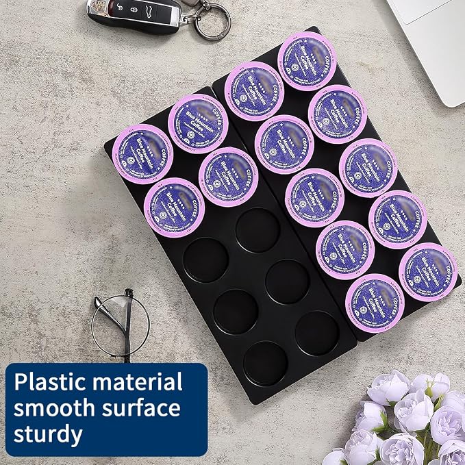 Berglander Coffee Pod Holder Drawer 20 K Cup, Coffee Capsule Organizer - Image 8