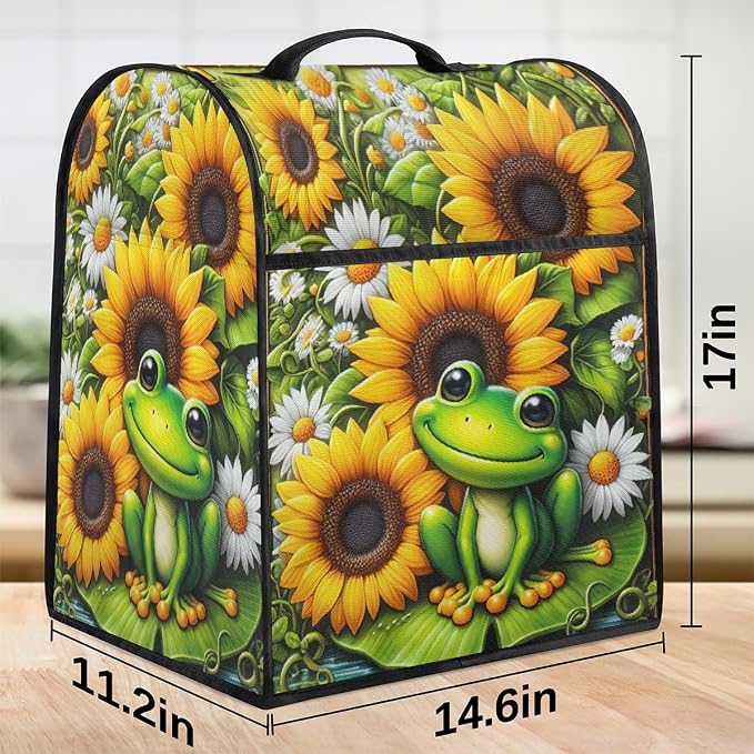 Frog Kitchen Aid Mixer Cover Compatible Stand Mixer Dust Cover | Sunflower - Image 3
