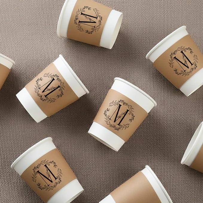 Queen of Cards Personalized Kraft Coffee Sleeves Disposable – Hot & Cold Coffee - Image 6