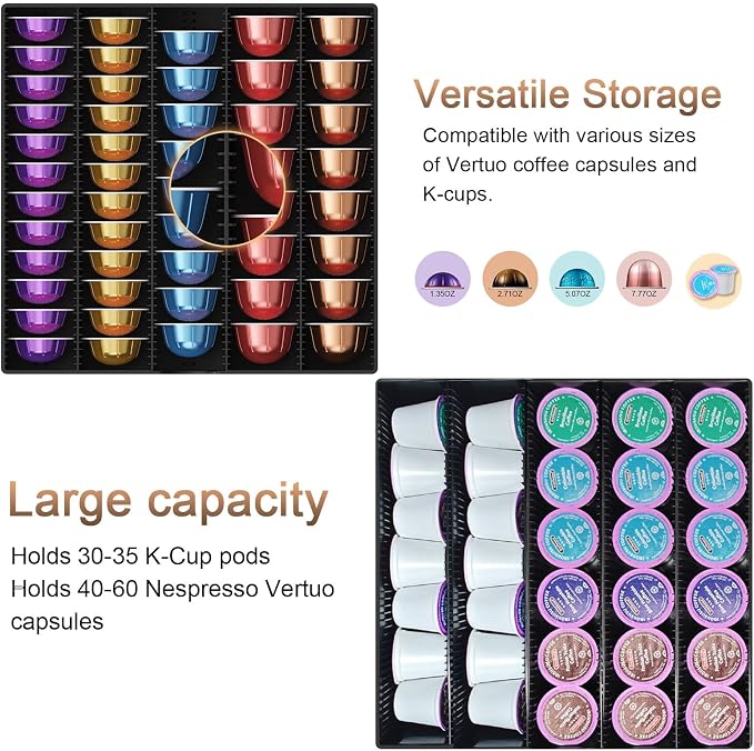 Coffee Pods Drawer Organizer Compatible - Image 5