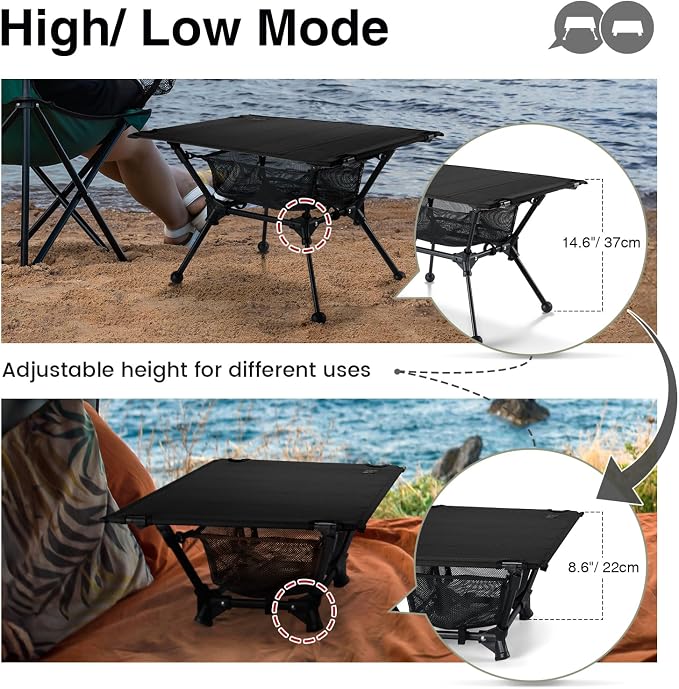 ONETIGRIS Dipper Camping Table, Lightweight Portable Folding Table - Image 6