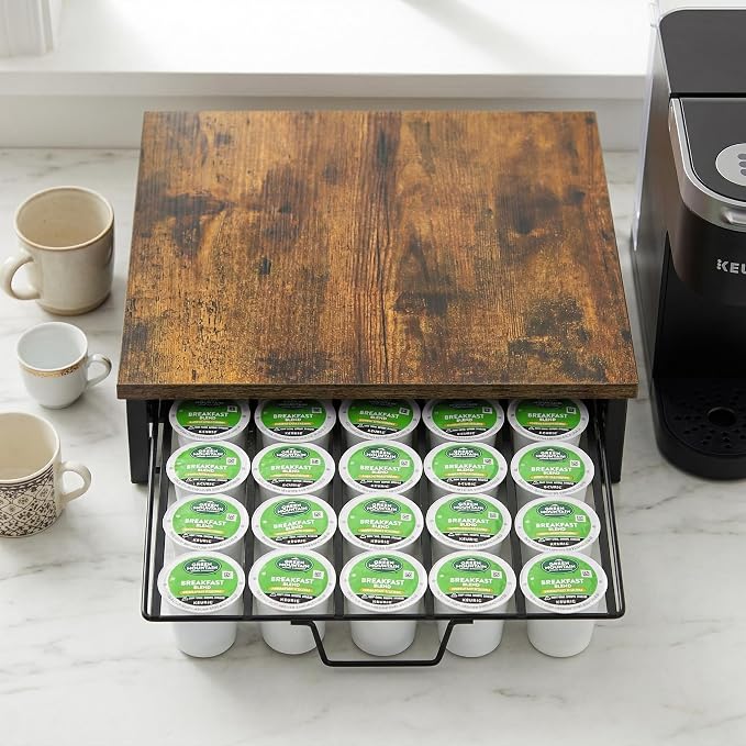 K Cup Holder Organizer, Coffee Pod Drawer Holder Capsule Storage Organizer - Image 4