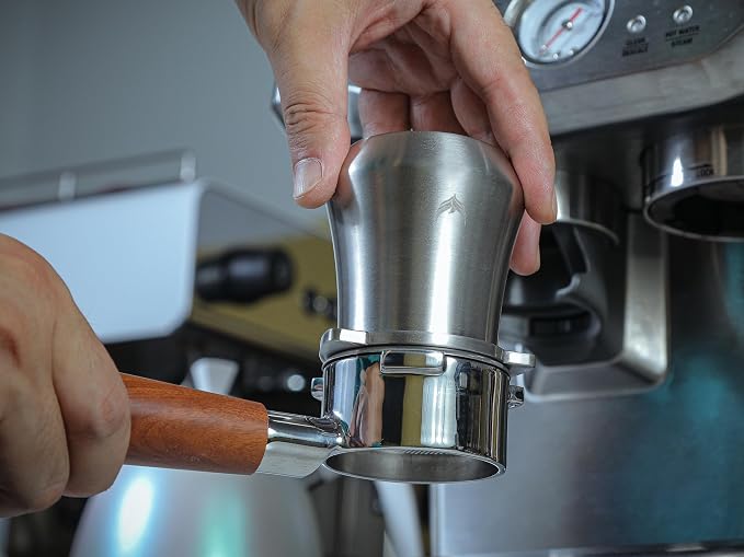 Stainless Steel 54 mm Coffee Bean Dosing Cup - Image 3